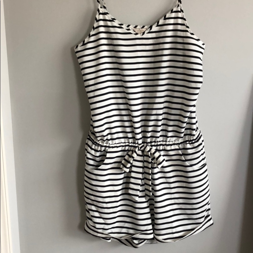 J Crew • Striped Romper